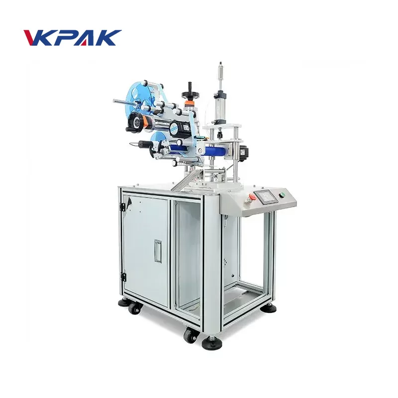 VK-T808 Labeler Botol Bulat Tipe Lantai Semi Otomatis